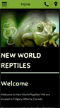 Mobile Screenshot of newworldreptiles.com